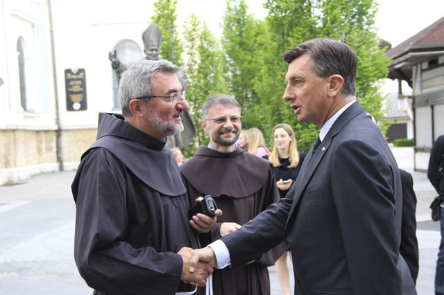 Pater Ciril, Borut Pahor