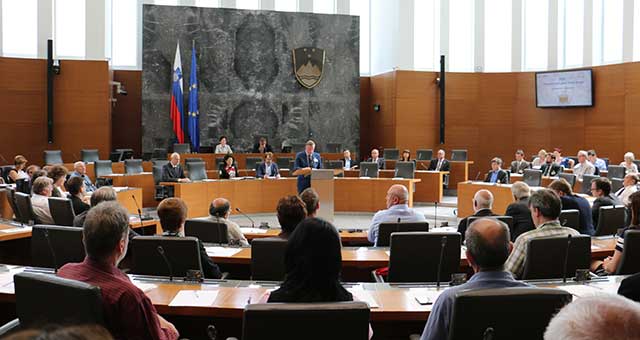 Srečanje v parlamentu Republike Slovenije