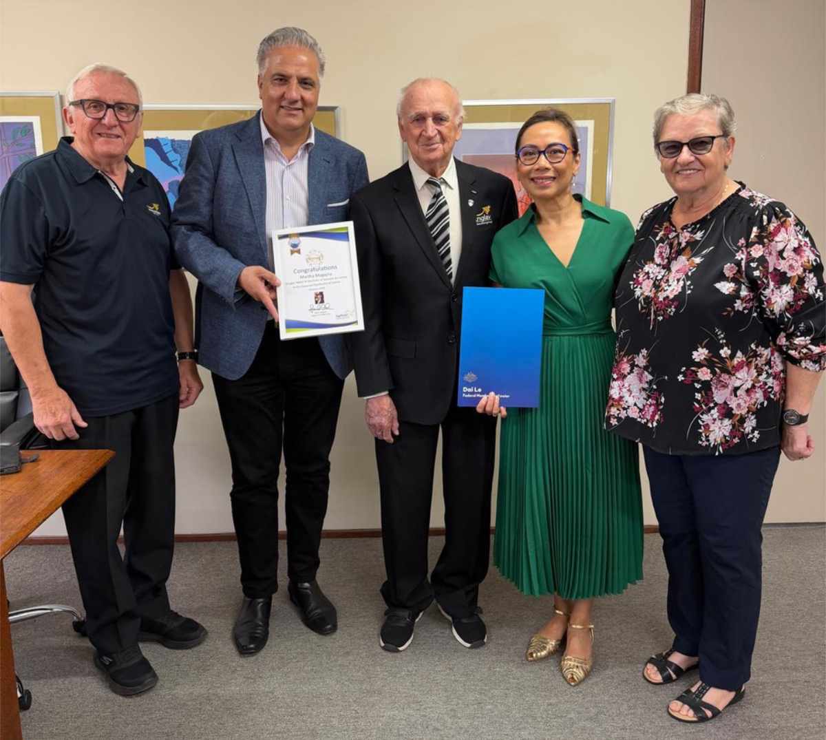 Lojze Magajna prejel priznanje